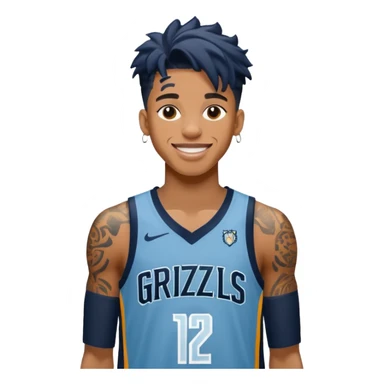 Ja Morant Grizzlies sticker