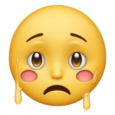 Combine the disappointed emoji with the head shaking emoji sticker