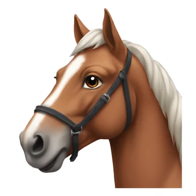 Horse that has the colour of a fox sticker