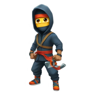 Subway surfers ninja sticker