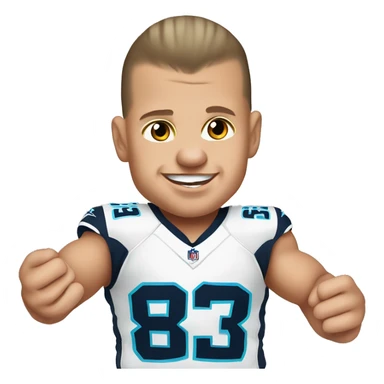 Baby gronk doing the griddy sticker