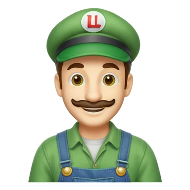Luigi from Mario Bros sticker