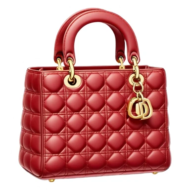 lady dior dark red bag sticker