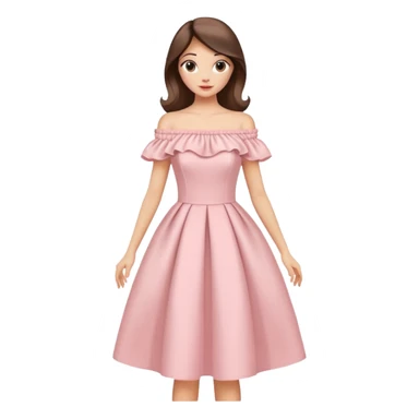 neapolitan style dress sticker