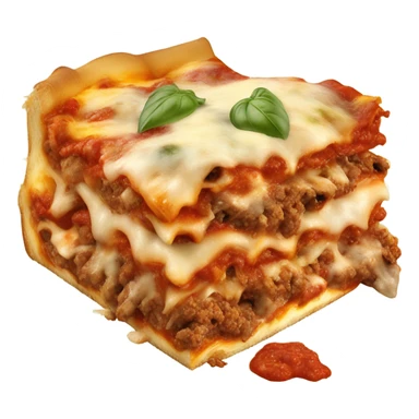 Lasagna pizza sticker