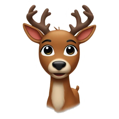 Rudolph the red nosed reindeer  sticker
