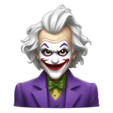 Joker entrain de boire une bières sticker