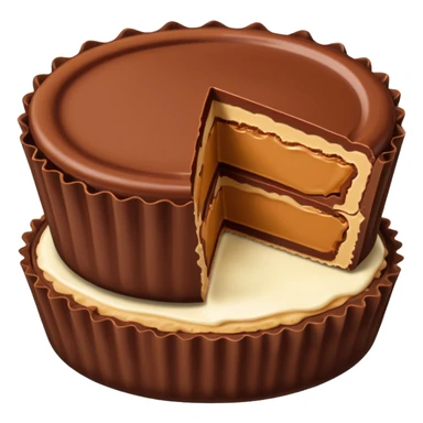 reeses peanut butter cup exact same replica sticker