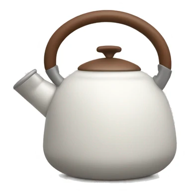 Minimalistic small kettle sticker