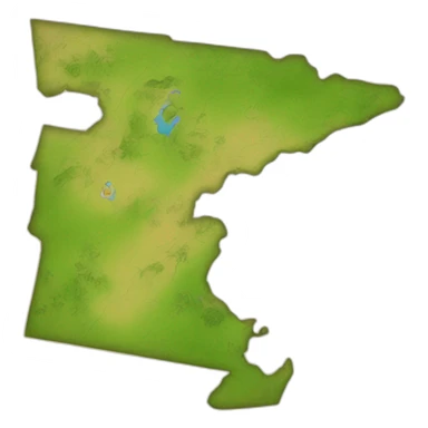 geographic map sticker