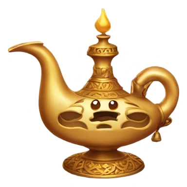 Aladdin lamp sticker