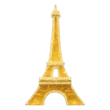 eiffel tower with sparkles  sticker