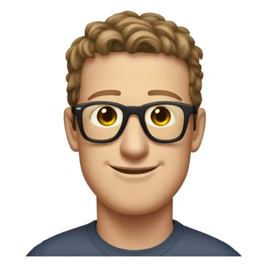 Mark Zuckerberg wearing sunglasss sticker