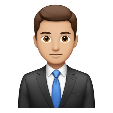 ceo business confidently wears smart business attire sticker