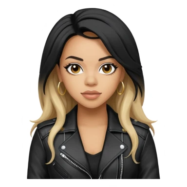 dinah jane wear leather jacket sticker