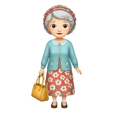 Granny clothes  sticker