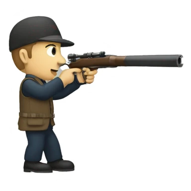 Howitser firing sticker