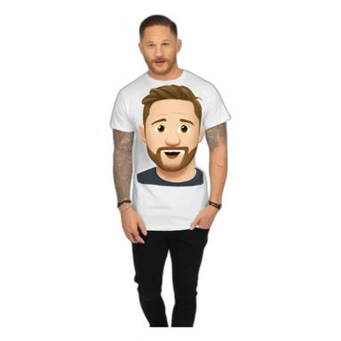 tom hardy t-shirt sticker
