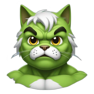 cat hulk sticker
