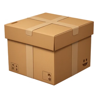 box for delivery sticker