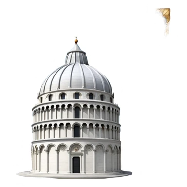battistero di pisa sticker