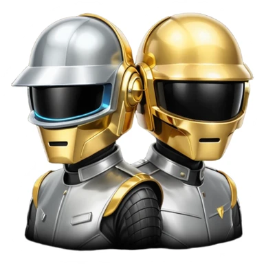 daft punk realiatic sticker