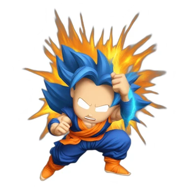 goku kamehameha sticker