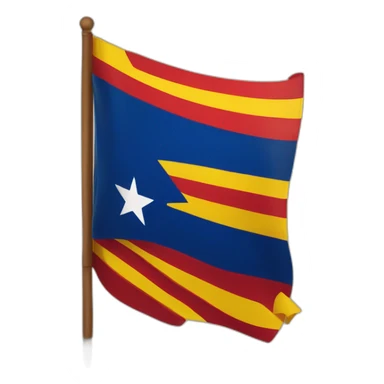bandera independentista catalana sticker
