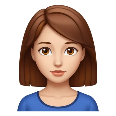 👸 use this emoji but give it white skin and brown hair sticker