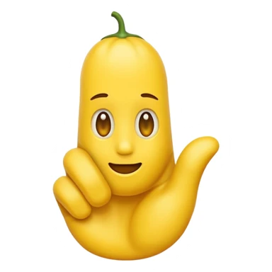 Eine Birne die Mittelfinger zeigt. Mittelfinger  sticker