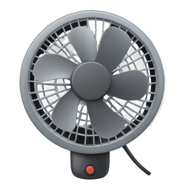 Pocket-sized electric fan sticker