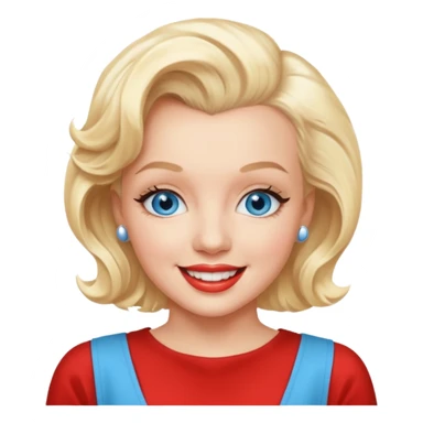 Marilyn Monroe  blue eyes  sticker