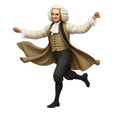 Newton dancing  sticker