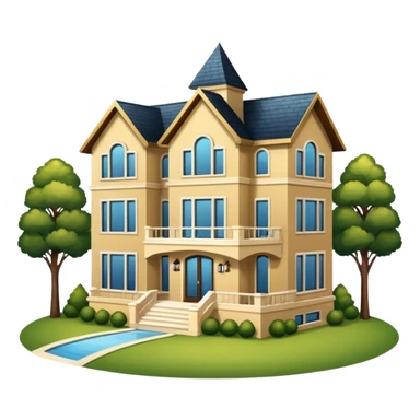 casa lujosa y bonita sticker