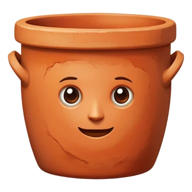 Terracotta ceramic sticker