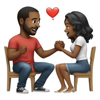 the guy got down on one knee and proposed to his girlfriend
 sticker