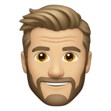 personaje famoso David Beckham sticker
