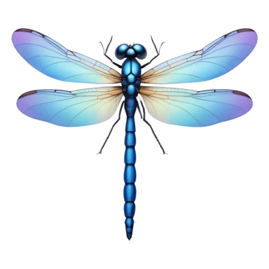blue dragonfly sticker