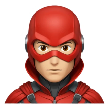redhood with helmet sticker