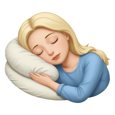 Emotionally deep, intuitive, sometimes escapist — but the best person to cry, create, and dream with. woman sleeping and dreaming  sticker