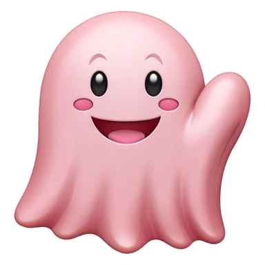 SPAM MEAT kawaii style ghost EMOJI sticker