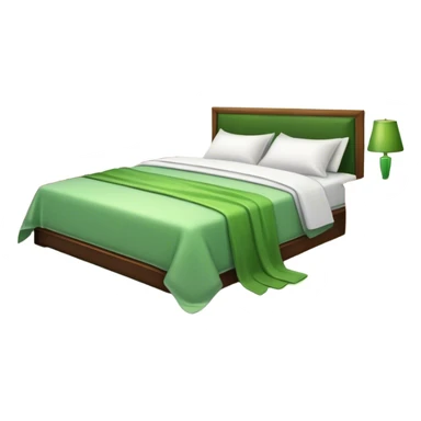 A dimly lit white green bedroom. The bed is neatly made, and a glass of water sits beside a book on a cozy nightstand. Soft lighting signals a peaceful wind-down, representing the calm and control that comes from reclaiming your evenings. sticker