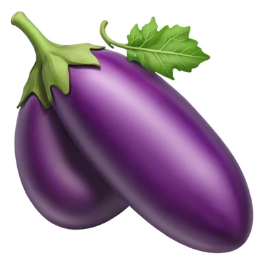 Eggplant eating an eggplant sticker