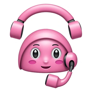 Eu quero um fone de ouvido com laço  sticker