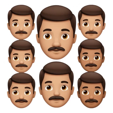 mustache Young boy,Big mustache, different faces.


negative: Dont use same face. sticker