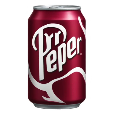 Dr Pepper can sticker