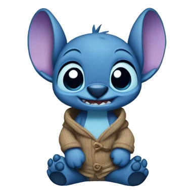 Stitch amoureux sticker
