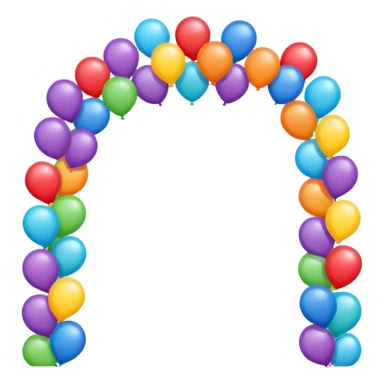 balloon arch sticker
