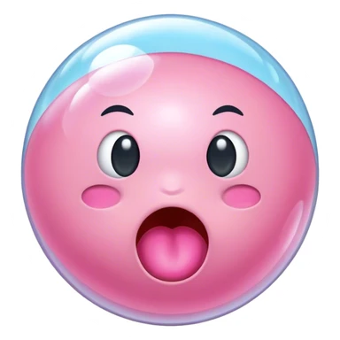 A bubble gum with a buyt sticker