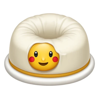 Una cebolla con una pegatina de que ponga “NEW” sticker